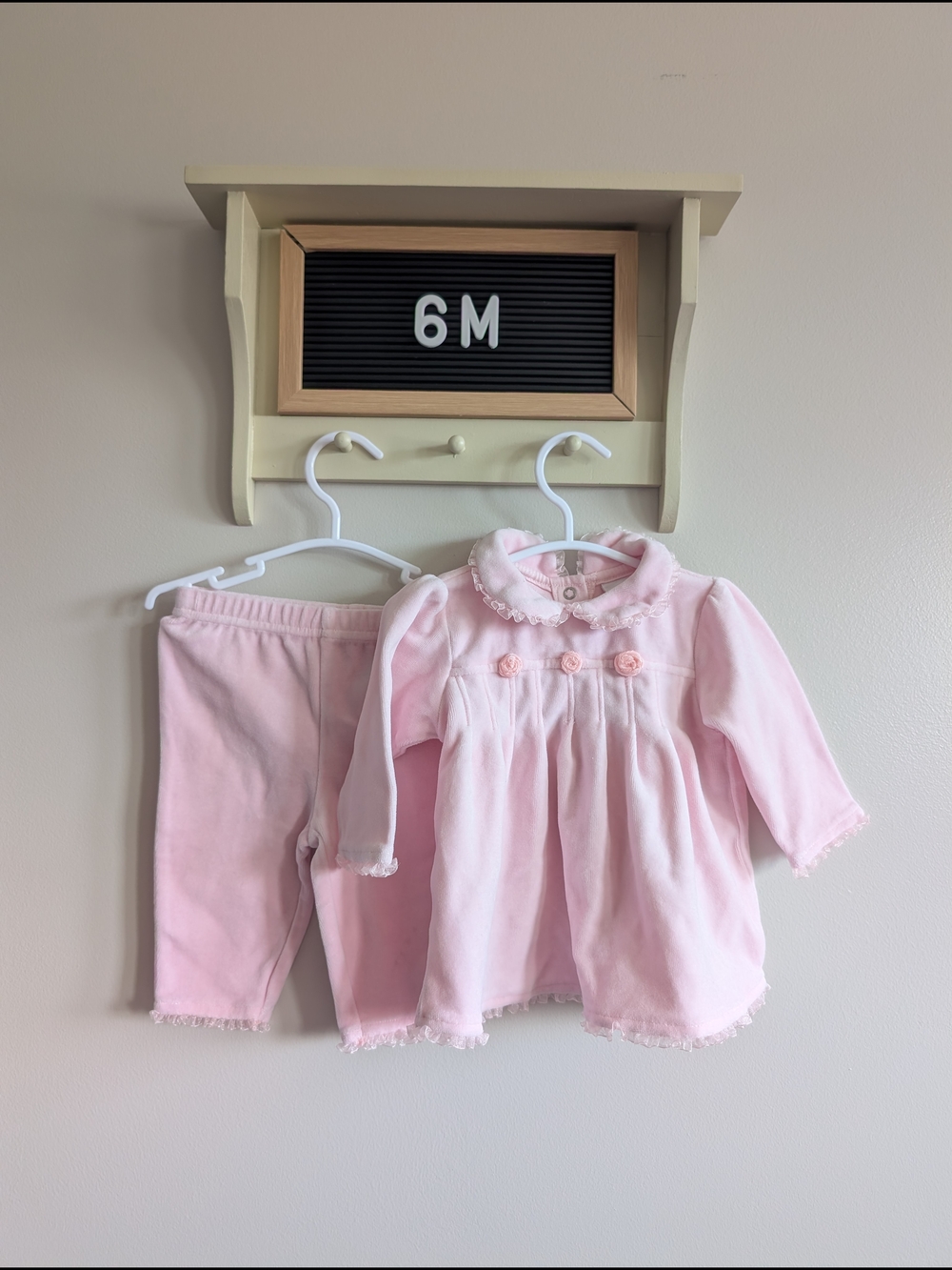 Starting Out Pink Two-Piece Baby Pajama Set